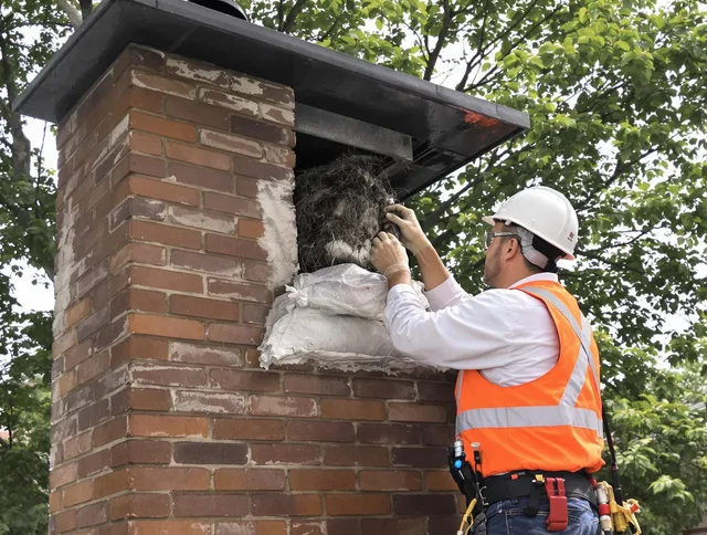 Humane removal of debris and animals by East Los Angeles Chimney Sweep in East Los Angeles, CA