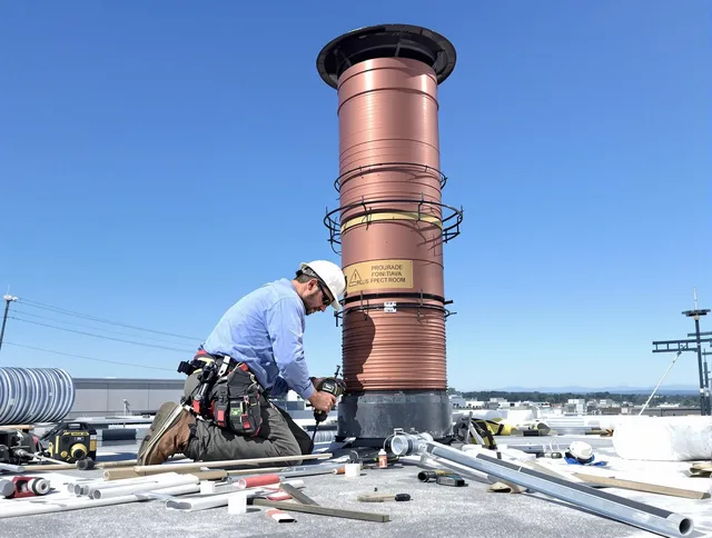 Installed chimney liner by East Los Angeles Chimney Sweep in East Los Angeles, CA