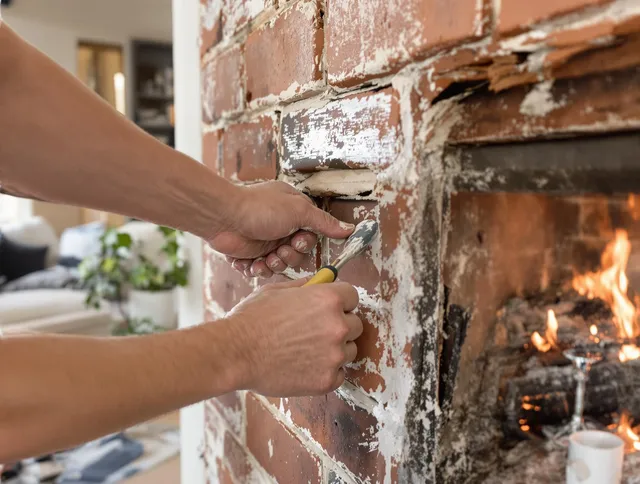 Routine fireplace repair by East Los Angeles Chimney Sweep in East Los Angeles, CA